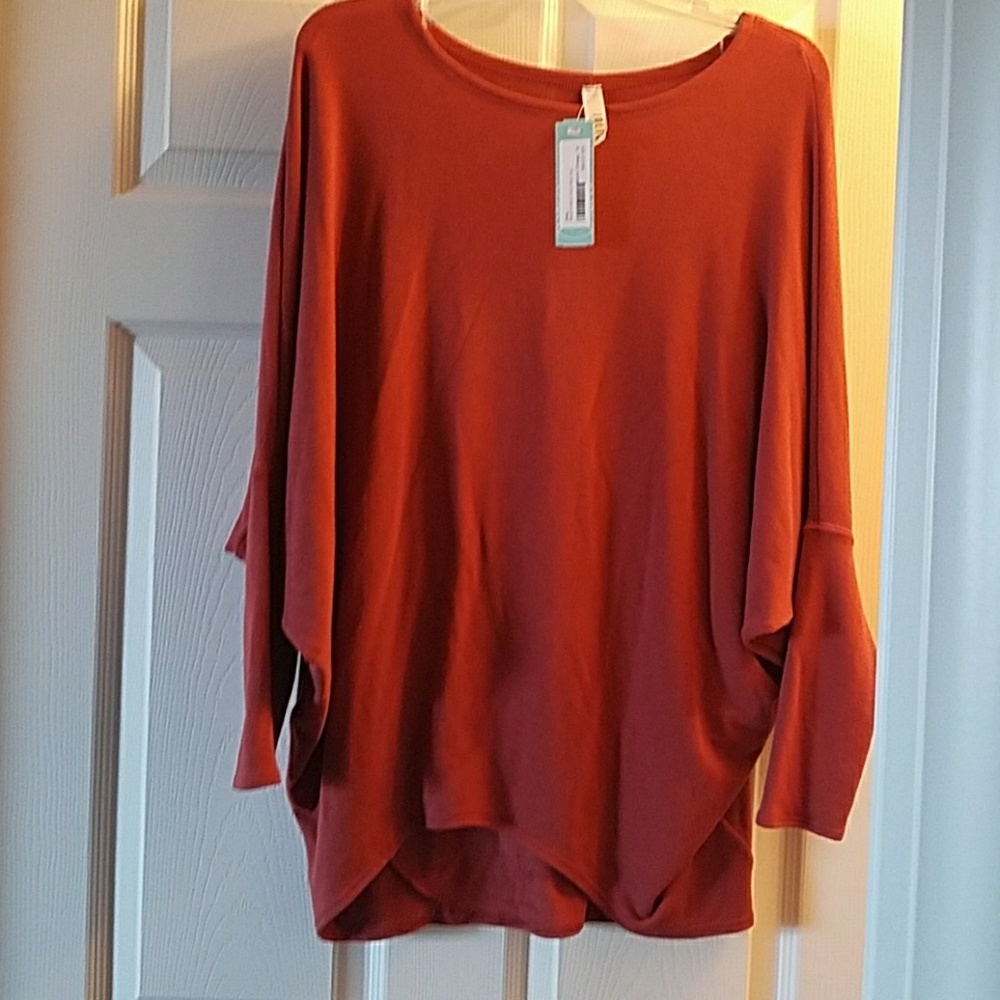 Jolie Reid French terry knit top